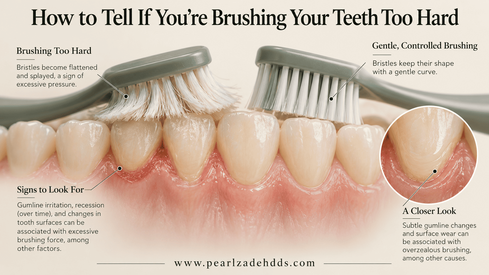 How to Tell If You’re Brushing Your Teeth Too Hard
