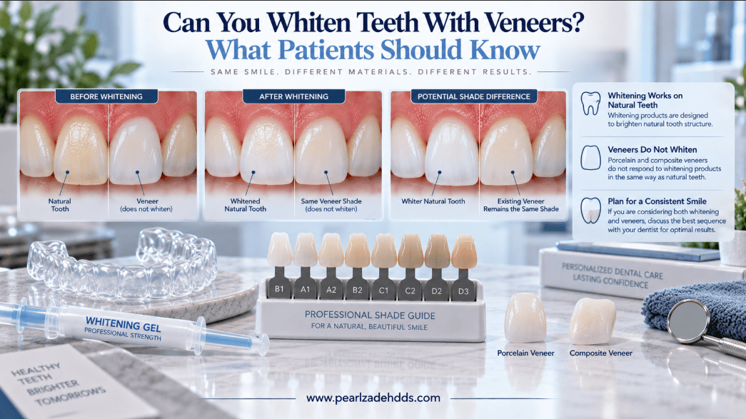 Can You Whiten Teeth With Veneers? What Patients Should Know