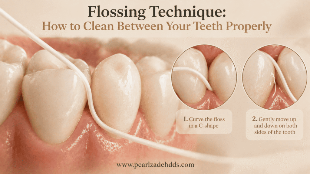 Flossing Technique