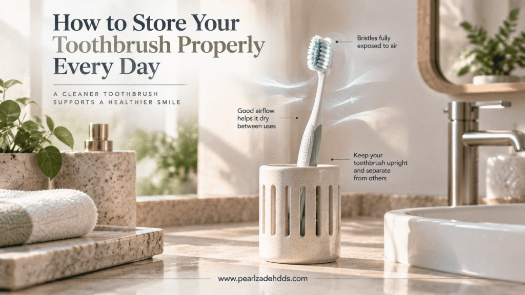 How to Store Your Toothbrush Properly Every Day
