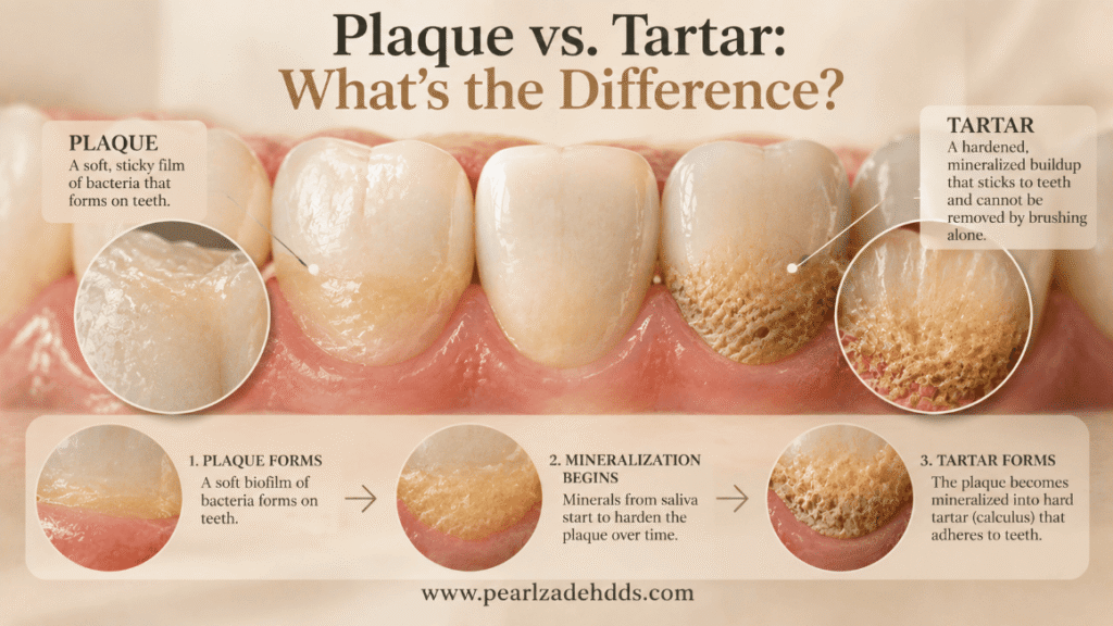 Plaque vs. Tartar