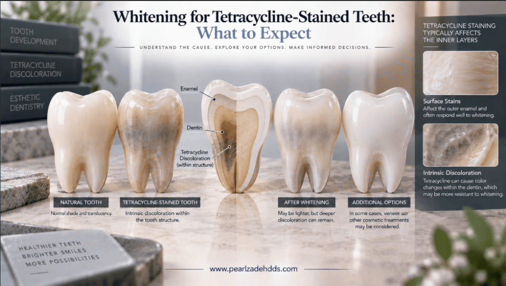 Whitening for Tetracycline-Stained Teeth