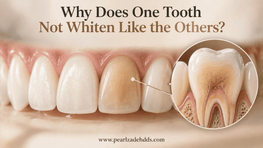 Why Does One Tooth Not Whiten Like the Others