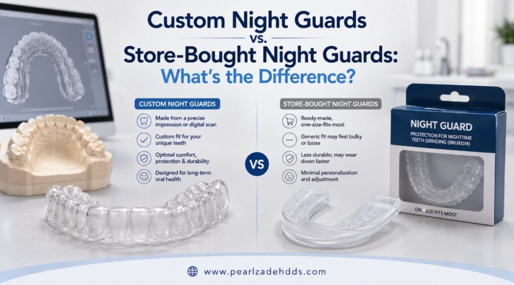 Custom Night Guards vs. Store-Bought Night Guards: What's the Difference?