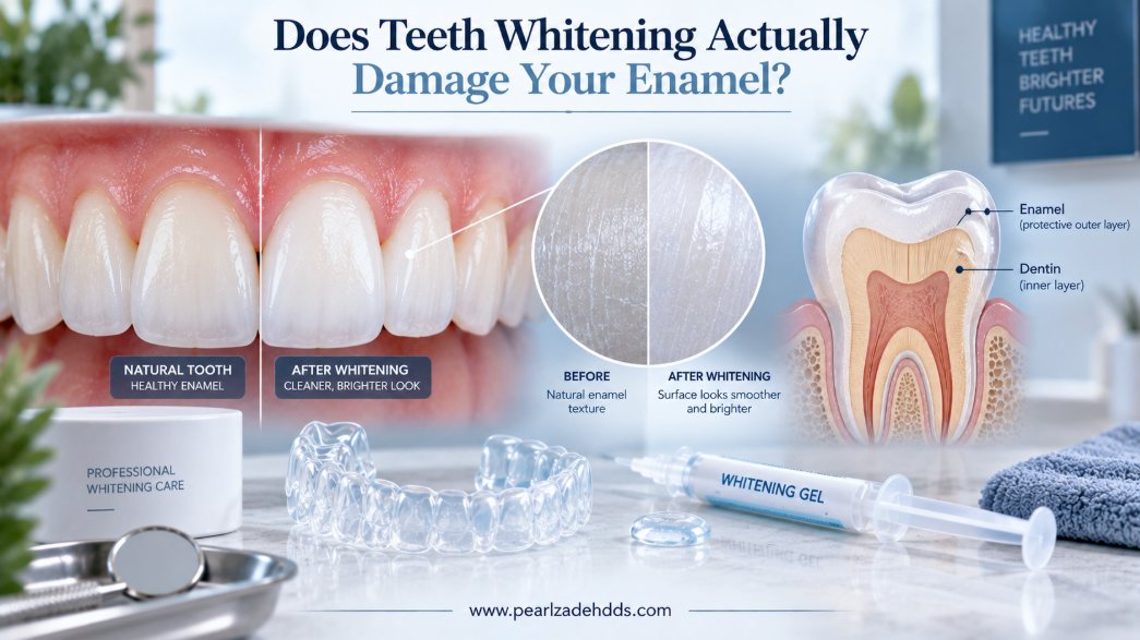 Does Teeth Whitening Actually Damage Your Enamel?