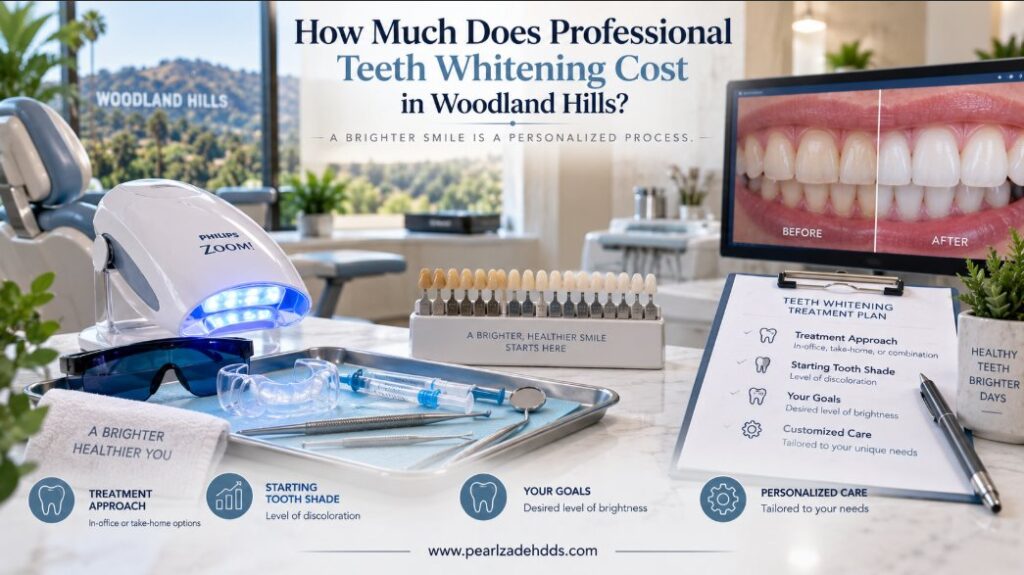 How Much Does Professional Teeth Whitening Cost in Woodland Hills?
