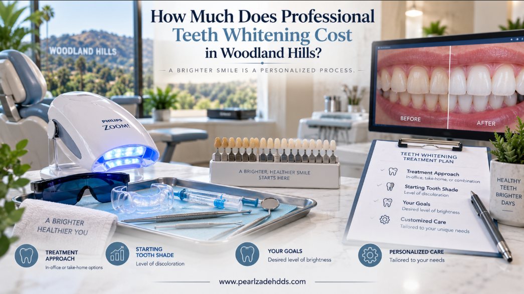 How Much Does Professional Teeth Whitening Cost in Woodland Hills?