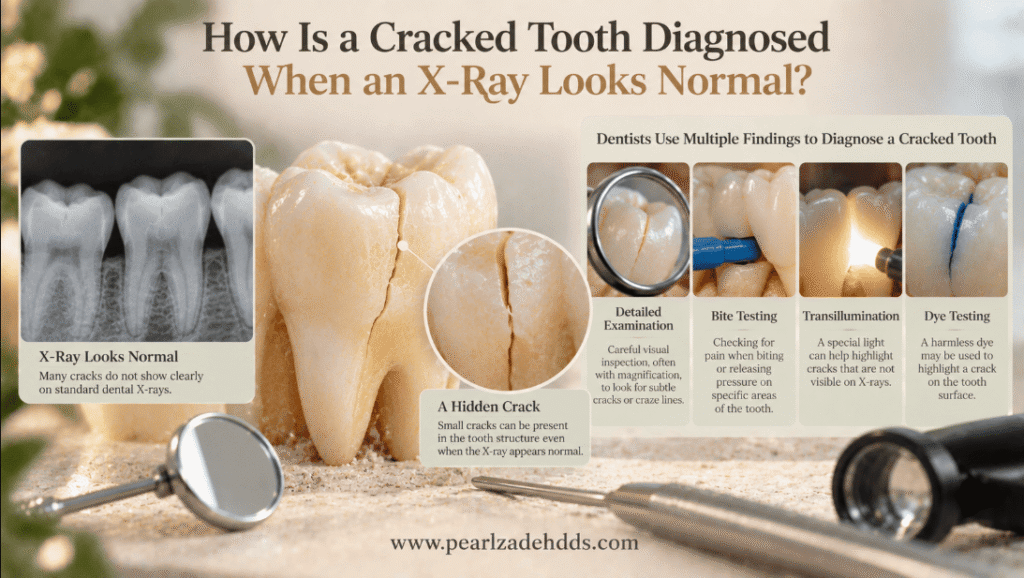 cracked tooth x-ray normal