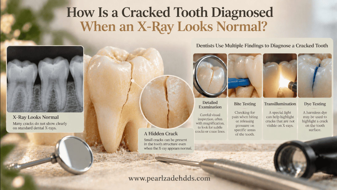 How Is a Cracked Tooth Diagnosed When an X-Ray Looks Normal?