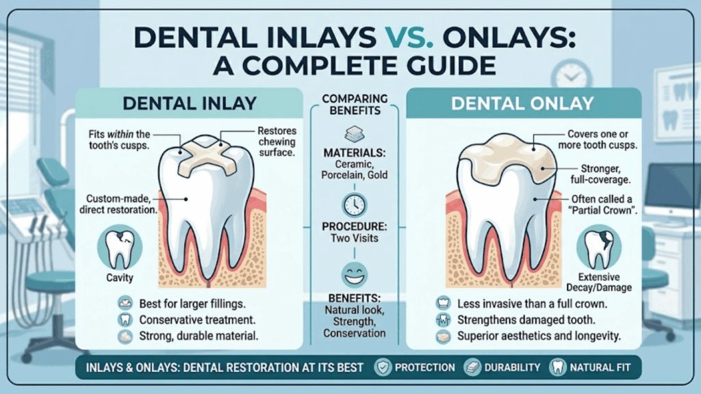 What Are Dental Inlays and Onlays